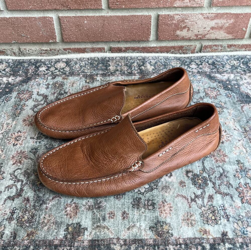 Giorgio Brutini Le Glove / Men's 10 D / Brown Leather Driving Loafers Brazil